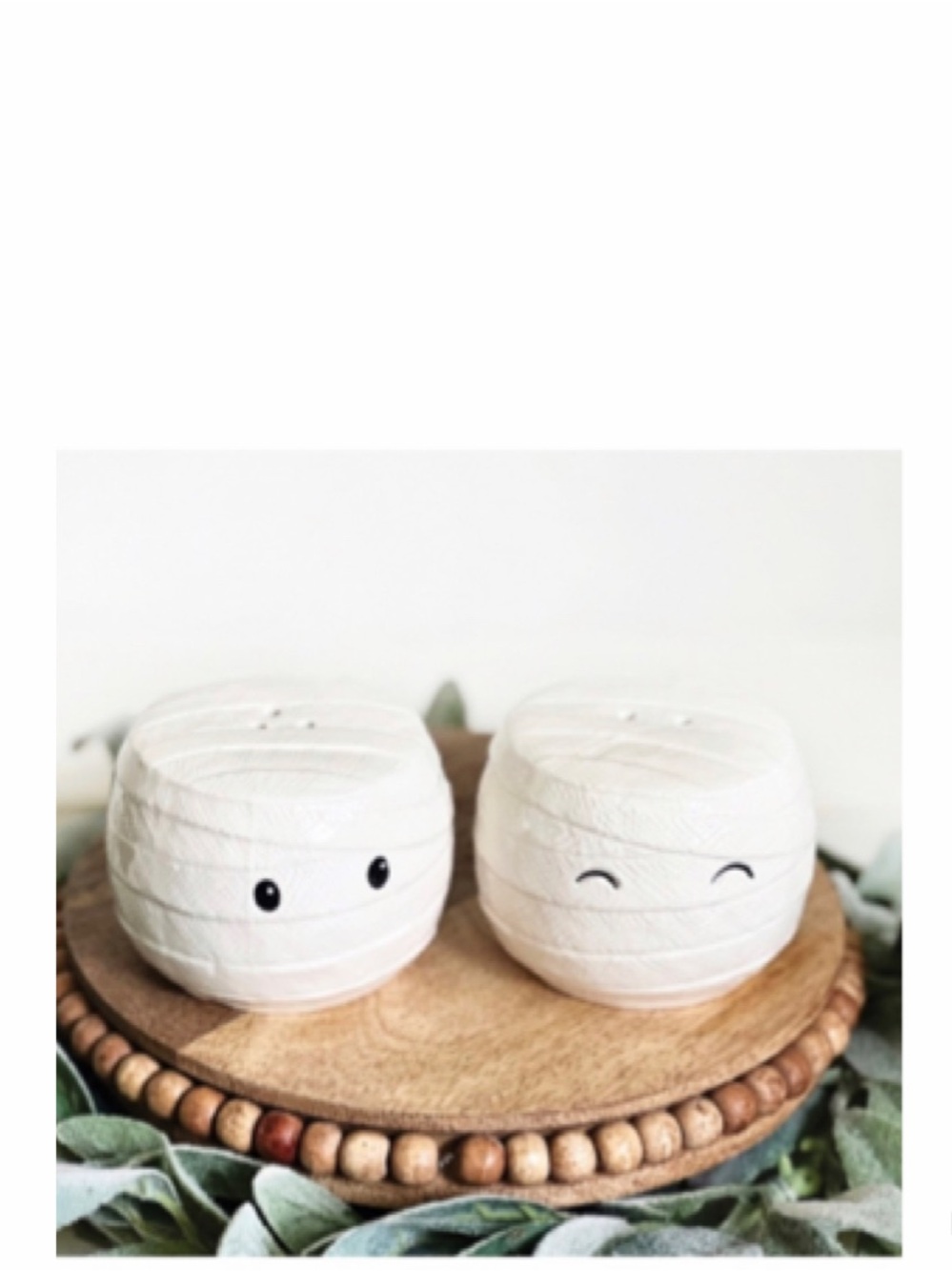 NEW 10 Strawberry Street Mummy Salt & Pepper Shakers